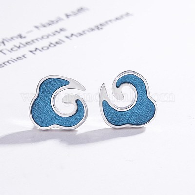 Латунь серьги&nbsp;LS-EJEW-BB61328-A-1