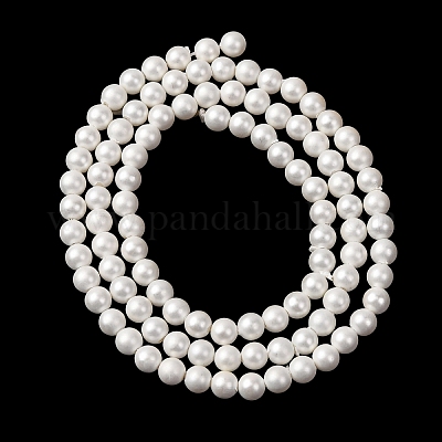 Круглые жемчуги из порошка раковины&nbsp;BSHE-L011-4mm-A013A-1