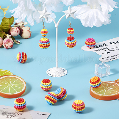 Смоляные бусины восковой ягоды&nbsp;RESI-TA0003-14C-1