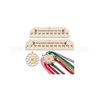 4 шт. доски для намотки деревянной резьбы&nbsp;AJEW-WH0534-51B-1