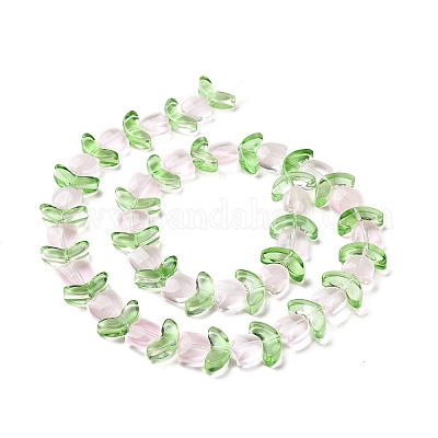 Прозрачные стеклянные бусины&nbsp;LAMP-H061-02C-1