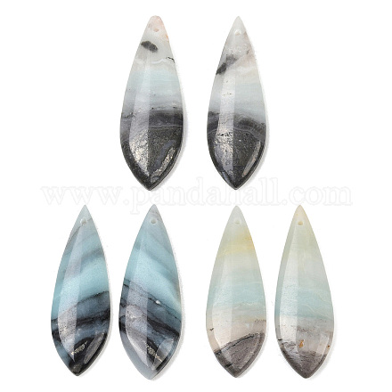 Подвески из натуральных цветов амазонита&nbsp;G-K381-16C-1