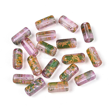 Прозрачные стеклянные бусины Пикассо&nbsp;SEED-N010-02E-1