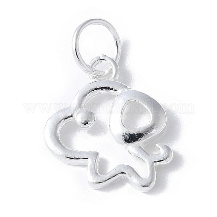925 подвеска в виде китайского зодиака из стерлингового серебра STER-P066-02S-11-1