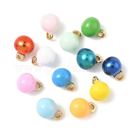 Латунь эмаль подвески&nbsp;KK-K364-17B-G-1