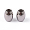 Tarnish Resistant Barrel 202 Stainless Steel Spacer Beads, Stainless Steel Color, 7x6mm, Hole: 3mm