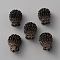Resin Hedgehog Display Decorations, Micro Landscape Decoration Accessories, Coffee, 13x20.5x11mm