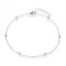 Tarnish Resistant 304 Stainless Steel Cable Chain Anklets, Stainless Steel Color, 9 inch(22.8cm), 1.7mm
