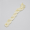 Nylon Thread, Nylon Jewelry Cord for Custom Woven Bracelets Making, Light Goldenrod Yellow, 2mm, about 13.12 yards(12m)/bundle, 10bundles/bag, about 131.23 yards(120m)/bag