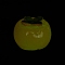 Luminous Resin Dollhouse Decorations, Pretending Props, Imitation Fruit, Glow in the Dark, Persimmon, 16.5x17x13mm