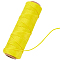 76M Nylon Thread, Flat, Yellow, 2mm, about 83.11 Yards(76m)/Roll