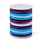 Segment Dyed Polyester Thread, Braided Cord, Colorful, 1.5mm, about 4.70 yards(4.3m)/roll