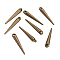 Tibetan Style Alloy Pendants, Spike Beads, Cadmium Free & Nickel Free & Lead Free, Antique Bronze, 21x3mm, Hole: 1mm