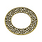 Tibetan Style Alloy Linking Rings, Cadmium Free & Nickel Free & Lead Free, Antique Bronze, 50x1mm, Hole: 29.5mm