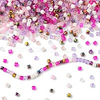 500шт. кубические стеклянные бусины&nbsp;GLAA-YWC0005-01E