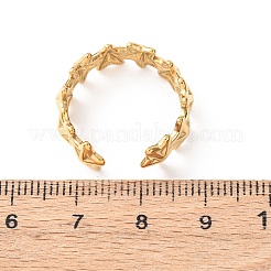 Кольца-манжеты из нержавеющей стали 304 для женщин&nbsp;RJEW-K309-15G