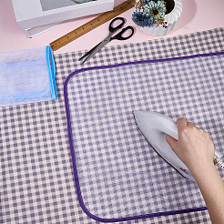 8шт. 2-х цветный полиэстеровый термостойкий гладильный коврик&nbsp;AJEW-CY0001-70