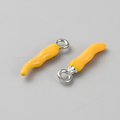 Подвески из эмали и сплава&nbsp;ENAM-WH0068-12P-02