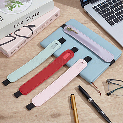 4 шт. 4-цветный чехол для ручки из искусственной кожи&nbsp;AJEW-PH0006-84B