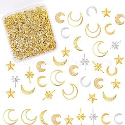 1800 шт. латунные компьютерные накладные кабошоны&nbsp;MRMJ-OC0001-61