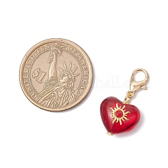 3шт сердце со звездой&nbsp;HJEW-JM03166-02