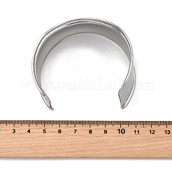 Браслеты-манжеты из нержавеющей стали 304&nbsp;BJEW-Z127-01P