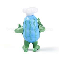 Декоративные элементы ручной работы из стекла в виде мультяшного шеф-повара.&nbsp;LAMP-T025-12M