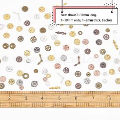 Кабошоны с открытой задней панелью из цинкового сплава&nbsp;PALLOY-OC0002-57