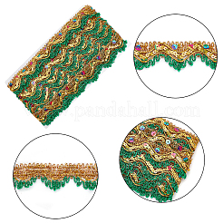 Лента из полиэстера с блестками&nbsp;OCOR-WH0068-36C