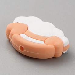 Облачные и радужные пищевые экологически чистые силиконовые бусины&nbsp;SIL-WH0014-33H