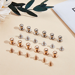 50 шт. круглых ручек из сплава для изготовления небольших шкатулок для украшений&nbsp;DIY-GF0012-49KCG