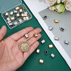 40 шт. 2-х цветные подвески из нержавеющей стали 201&nbsp;STAS-ME0002-74