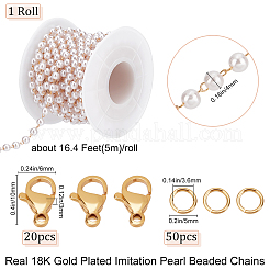 Наборы для самостоятельного изготовления браслета из искусственного жемчуга&nbsp;DIY-BBC0001-08