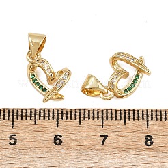 Латунные микро проложить кубического циркония подвески&nbsp;KK-C132-17G