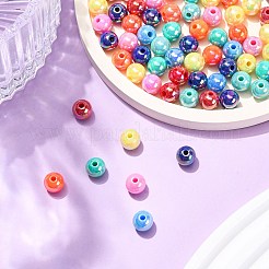 200 шт. Непрозрачные акриловые бусины&nbsp;MACR-FP0001-17A