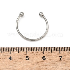 Открытое манжетное кольцо из нержавеющей стали 304 с шаровидными концами&nbsp;STAS-K320-02P