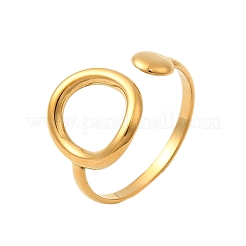 Кольца-манжеты из нержавеющей стали 304 для женщин&nbsp;RJEW-Z110-05G