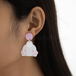 Пасхальные акриловые серьги-подвески&nbsp;FS-WG7CF33-01