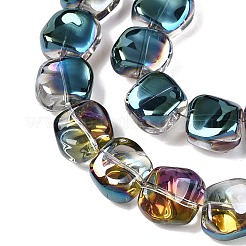 Стеклянные бусины с гальваническим покрытием &nbsp;EGLA-N012-07V