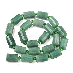 Естественный зеленый авантюрин бисер нитей&nbsp;G-G453-E07-10x14mm