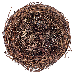 Джутовый шпагат имитация птичьего гнезда&nbsp;AJEW-WH20121-14C