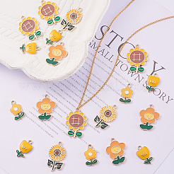 50шт 5 стиля экологически чистые подвески из цинкового сплава&nbsp;ENAM-CJ0001-88