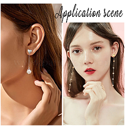 20 шт. Сплав серьги-гвоздики&nbsp;FIND-SC0019-23