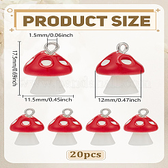 20 шт. подвески из пластика на осеннюю тематику&nbsp;KY-LP0001-27