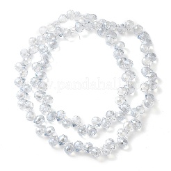 Стеклянные бусины с гальваническим покрытием &nbsp;EGLA-D030-17P