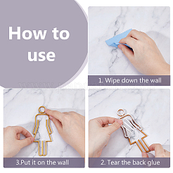 Набор акриловых самоклеящихся наклеек 8шт.&nbsp;DIY-FH0009-82A