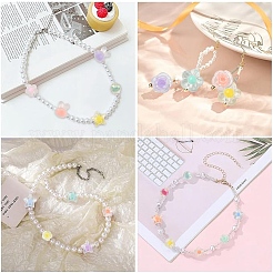 60 г 6 стиля прозрачных акриловых бусин наборы&nbsp;TACR-YW0002-51