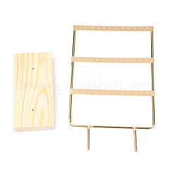 Трехслойный дисплей железной серьги&nbsp;LS-DIY-I047-06A