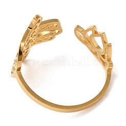 Открытое манжетное кольцо из нержавеющей стали 304&nbsp;LS-RJEW-Z026-01G