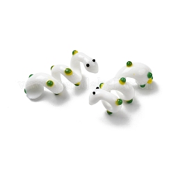 Эмалевые бусины ручной работы в технике лэмпворк&nbsp;LAMP-K039-35G